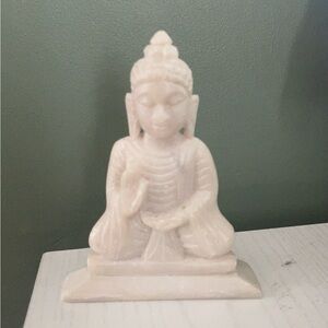 White Buddha Figurine